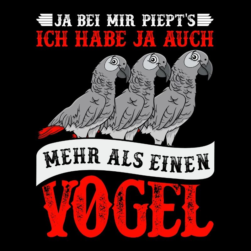 Grau Papagei Bei mir piept´s African Grey