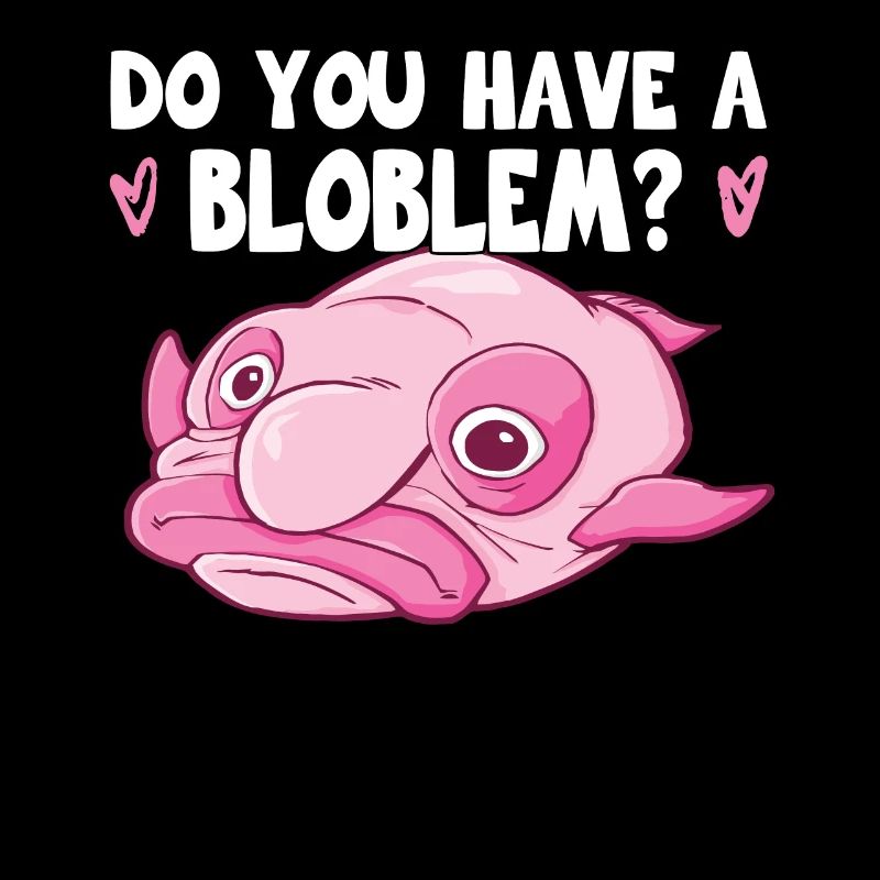Blobfish Costume - Ugly Blob Fish Face -