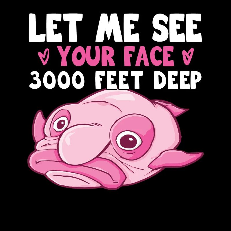Blobfish Costume - Ugly Blob Fish Face -