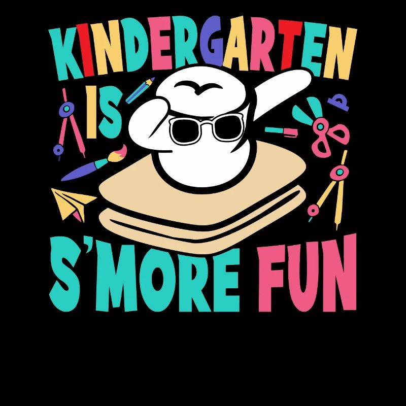 Kids Dabbing Marshmallow Camping Kindergarten Is S