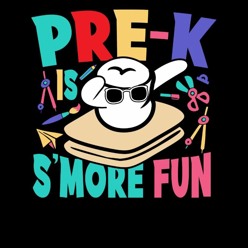 Pre K Is Smore Fun Kids Campfire Camper Dabbing Ma