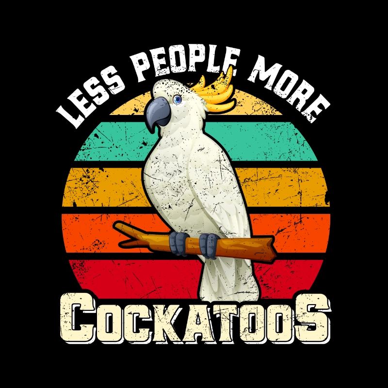 Cacatoès Moins de gens plus Cacatoès Cacatoès Oiseau