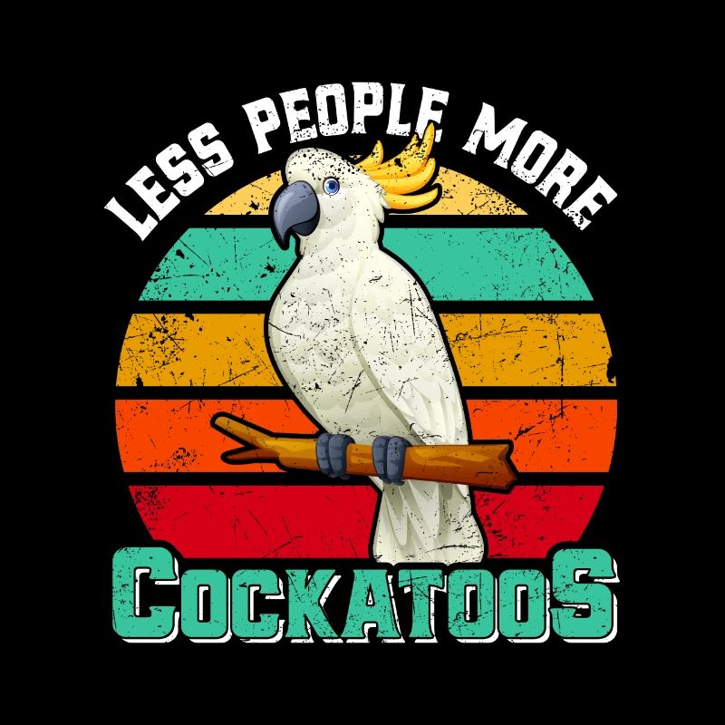 Cacatoès Moins de gens plus Cacatoès Cacatoès Oiseau