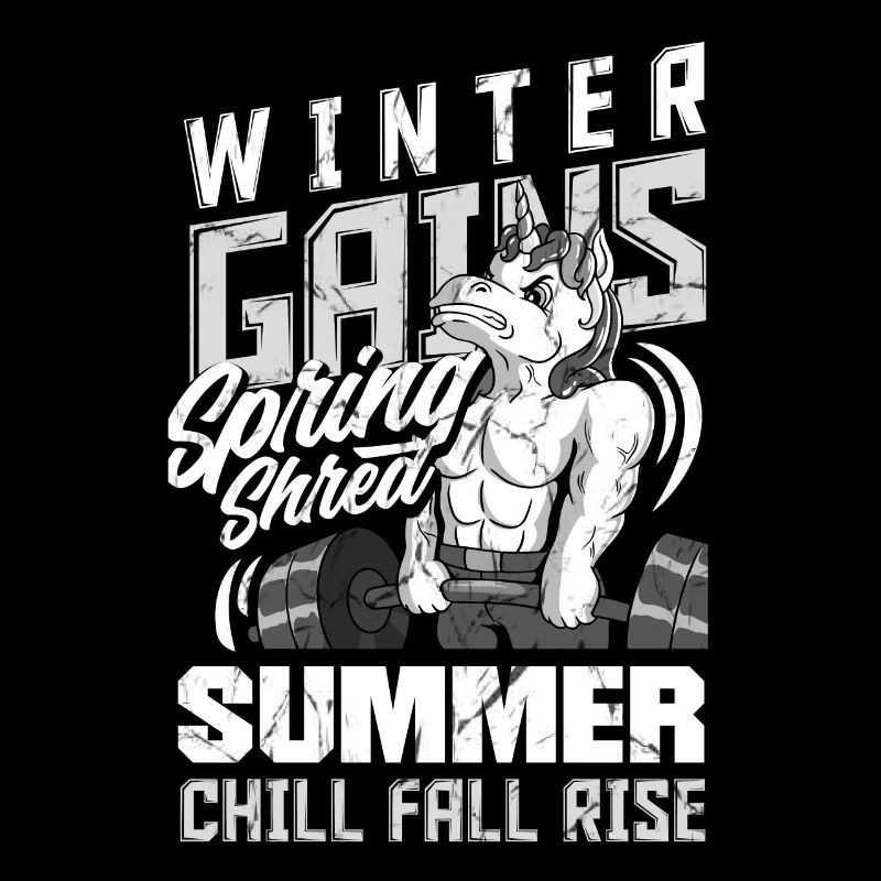 Winter Gains, Spring Shred, Summer Chill, Fall