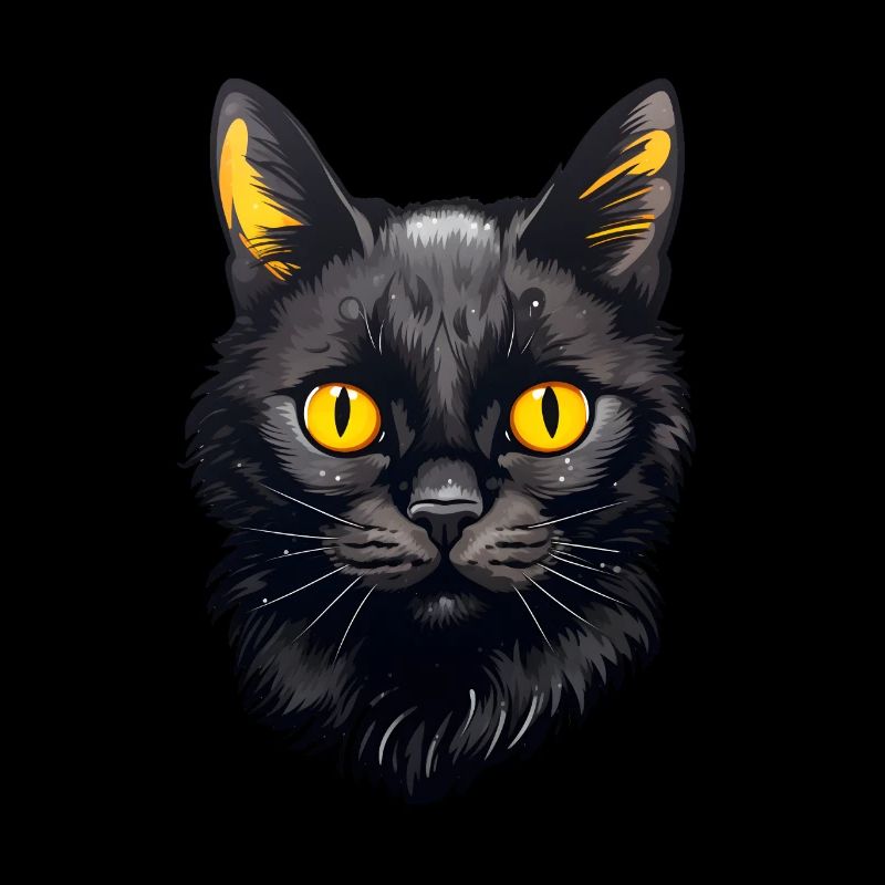 Black Cat Face