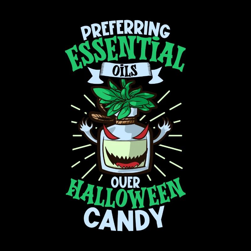 Essential oils for Halloween horror. Essential