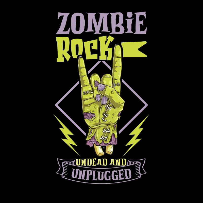 Zombie Rock'n Roll Horror Rock Headbanging Rock
