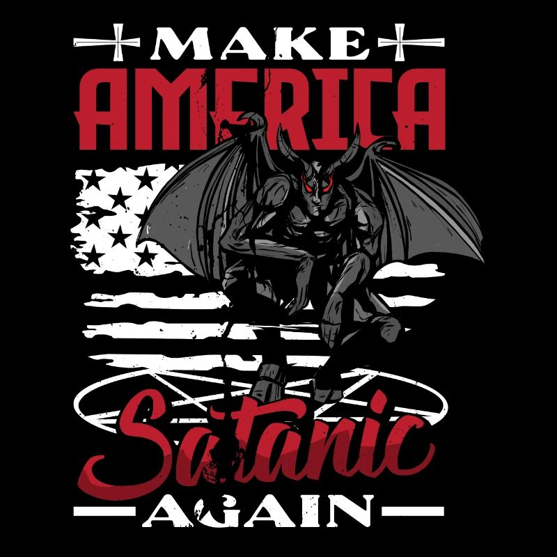 Satan Make America Satanic Again Occult