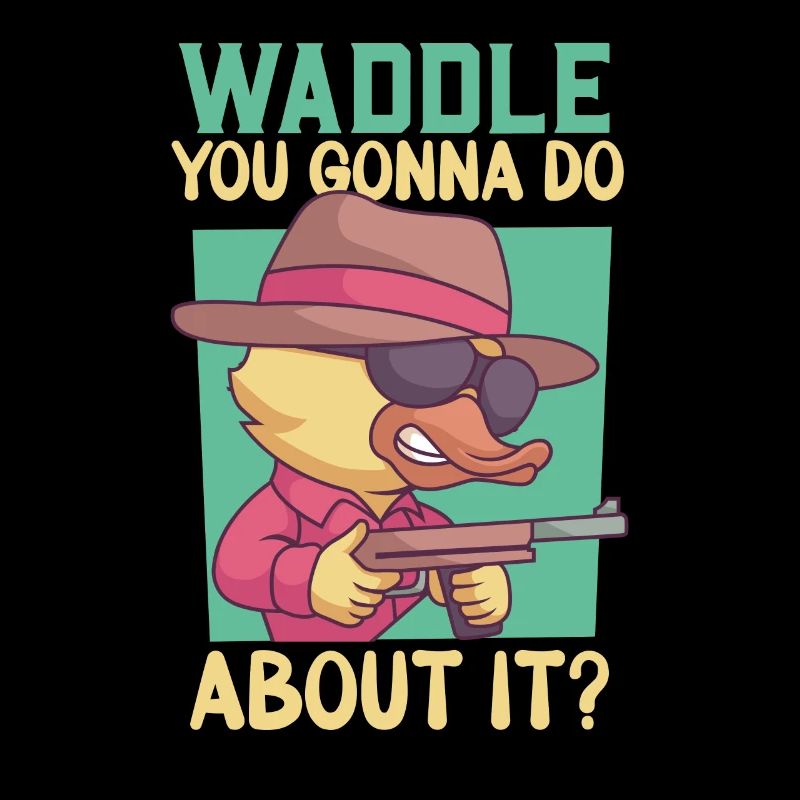 Gangster Rubber Ducks Mobster Mallards Ducky Dons