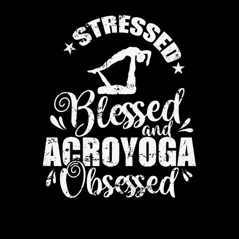 Bénédiction stressée et obsédé par l’acroyoga