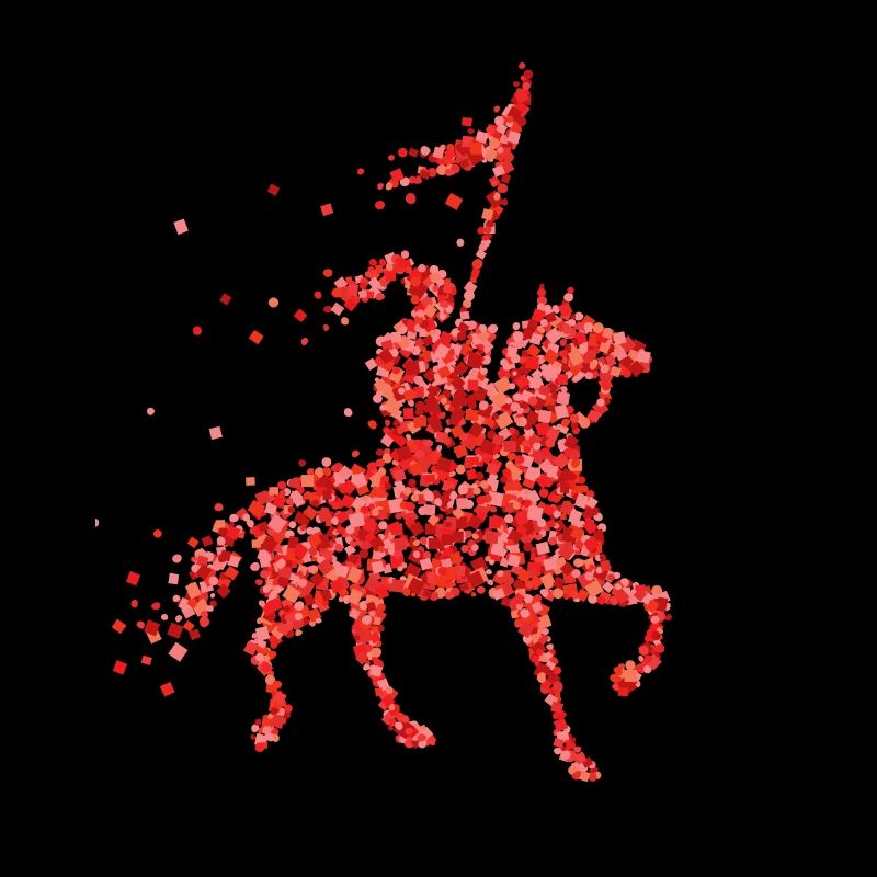 Cheval, cheval, équitation, armure de chevalier médiéval
