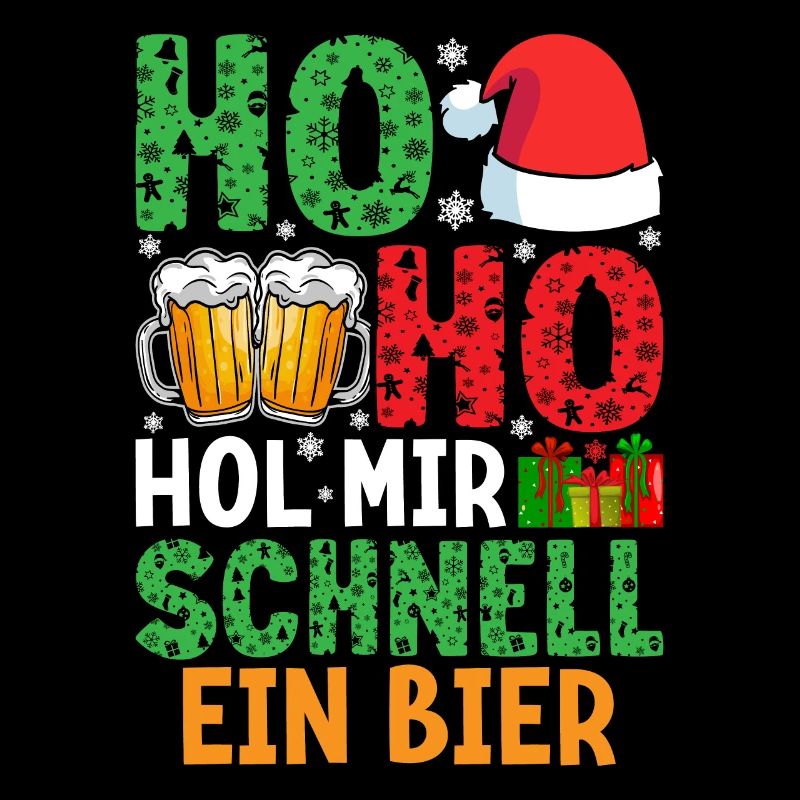 Ho ho hol mir ein Bier Weihnachtszeit Geschenk