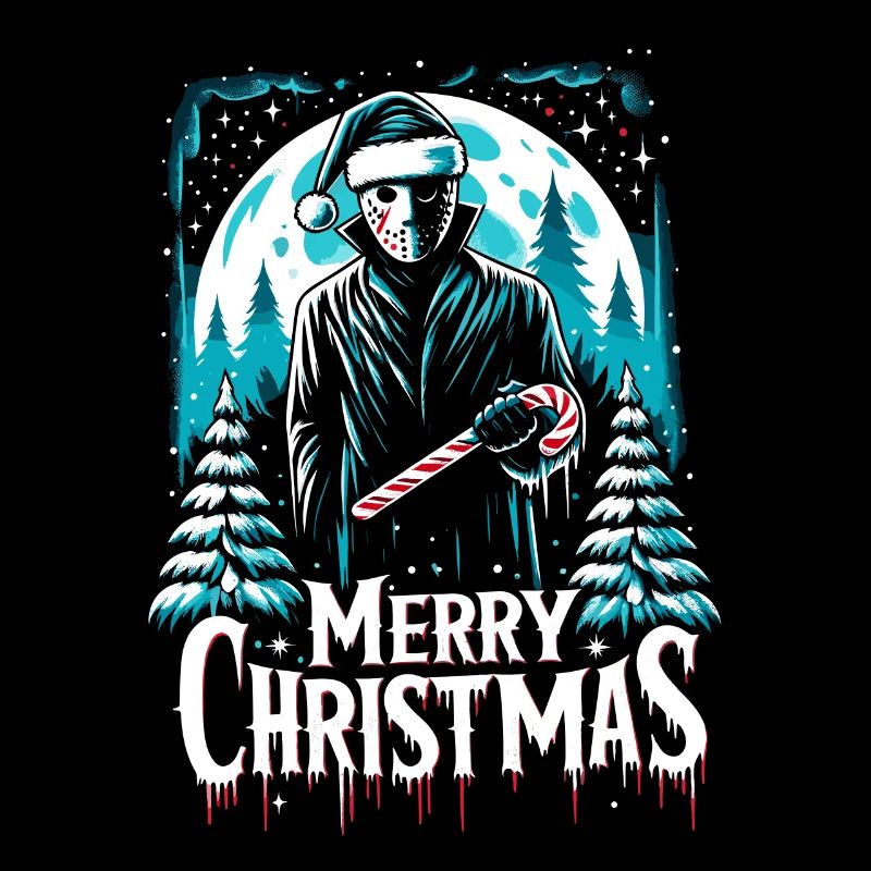 Joyeux Noël Festif Slasher Candy Cane Menace