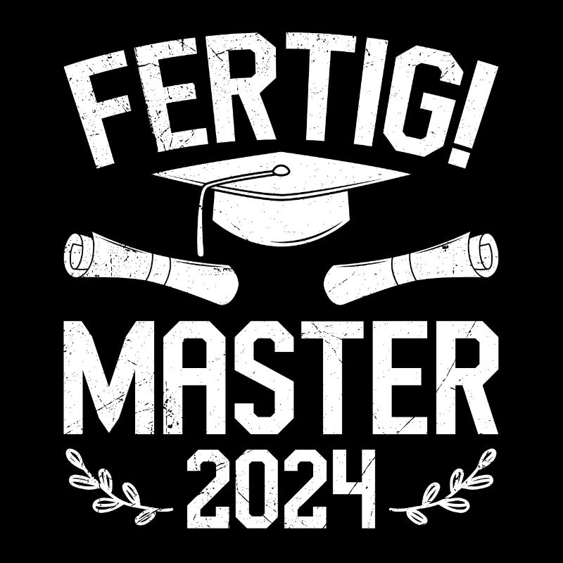 Masterabschluss Fertig! Master 2024 Masterarbeit