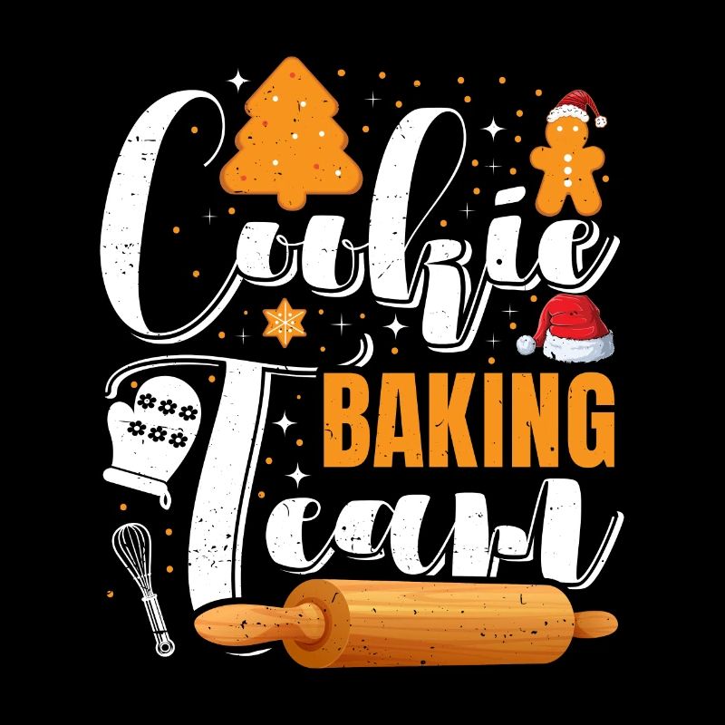 Cookie Baking Team Biscuits de Noël Biscuits