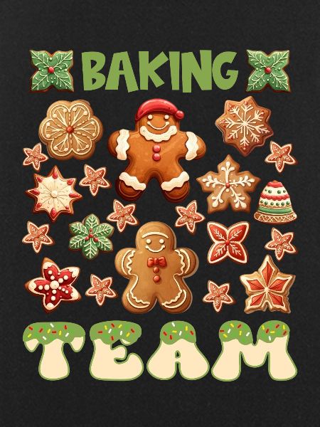 Cookie Baking Team Christmas