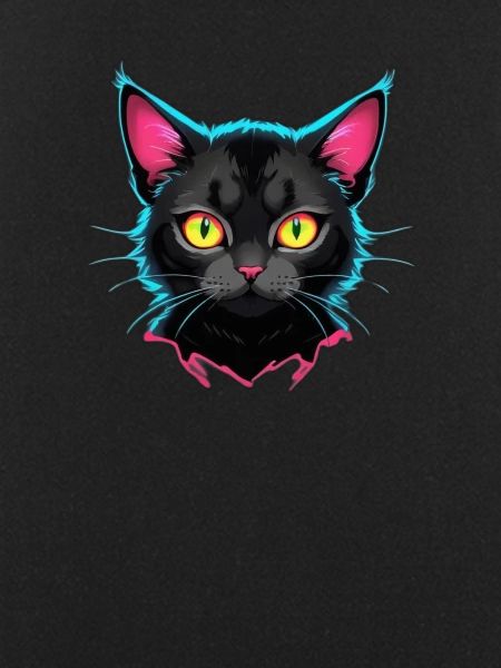 Neon Cat Design
