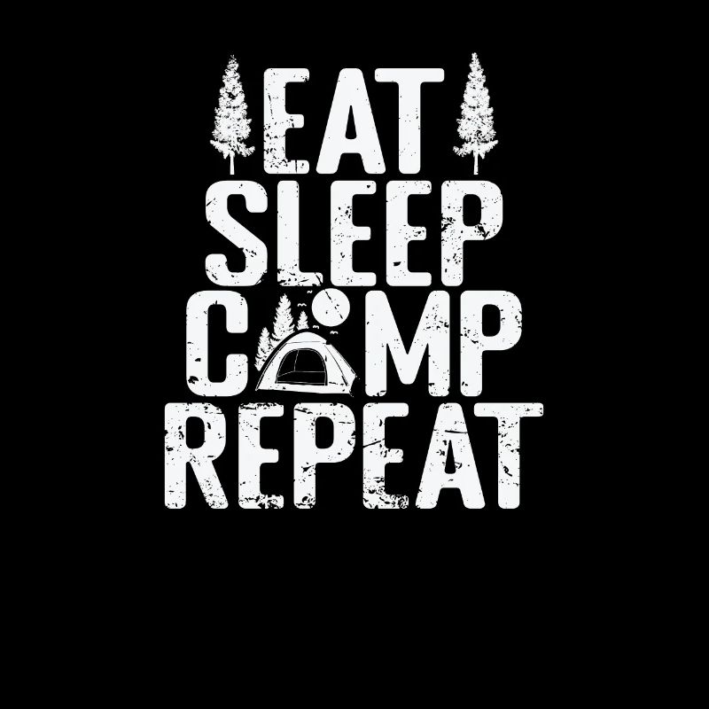 Manger Dormir Camp Répéter Vacances Passe-temps
