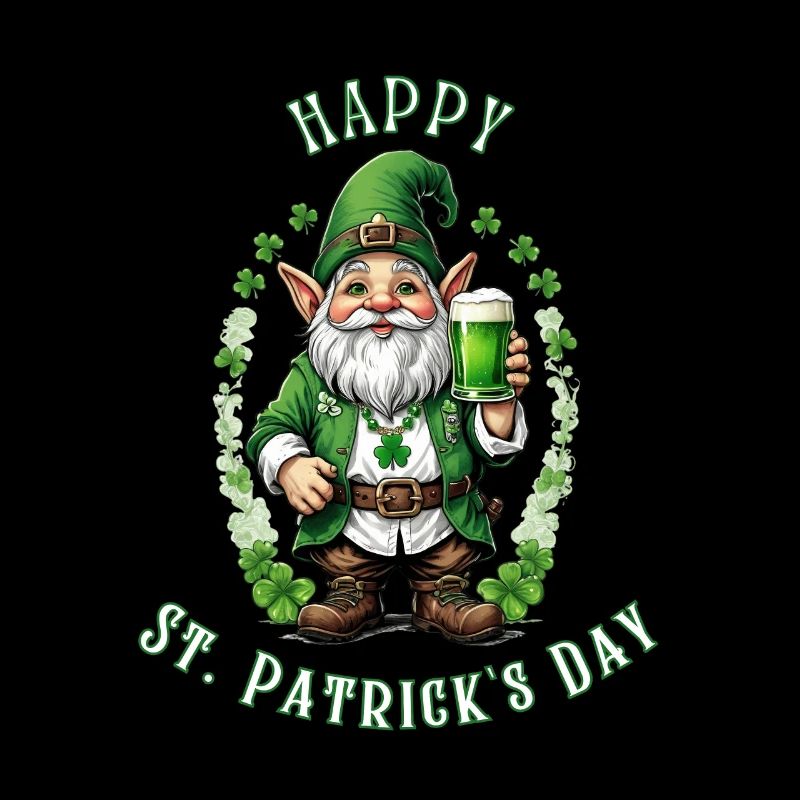 Leprechaun de la Saint-Patrick I Bière verte I