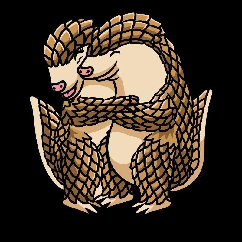 Pangolins Lovers Pinecone Animals
