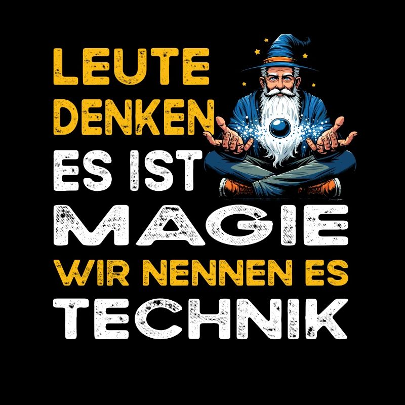 People think magic, technology, science