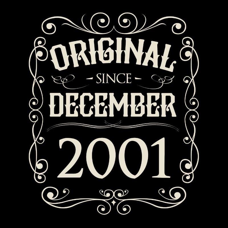 Vintage - Original since Dezember 2001 Geburtstag