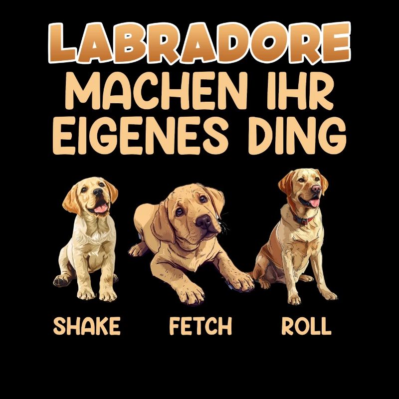 Labradore Machen ihr Eigenes Ding Lustiges