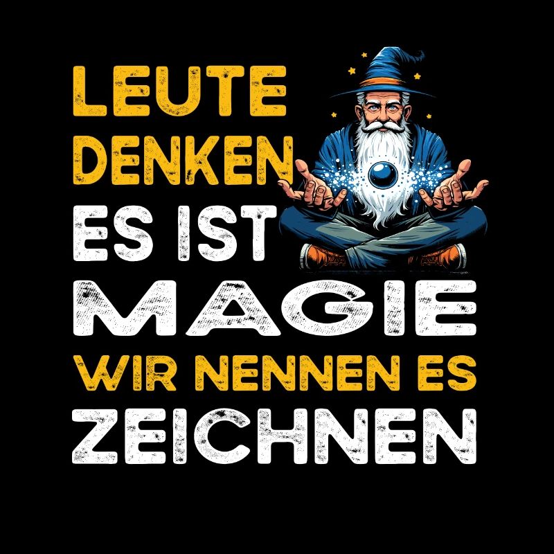 People Thinking Magic Drawing Technical Draftsman