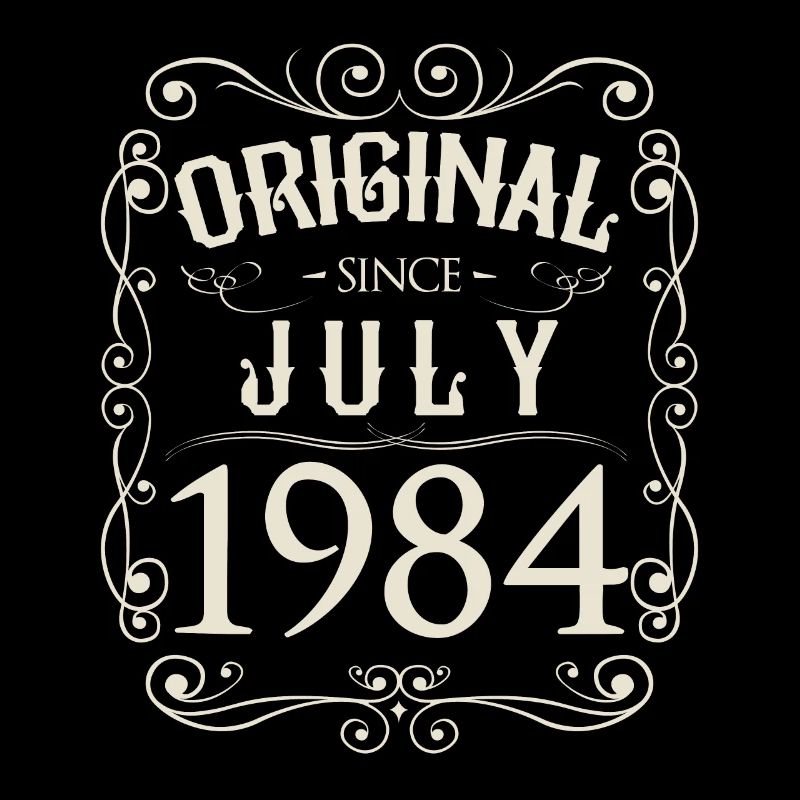 Vintage - Original since Juli 1984 Geburtstag