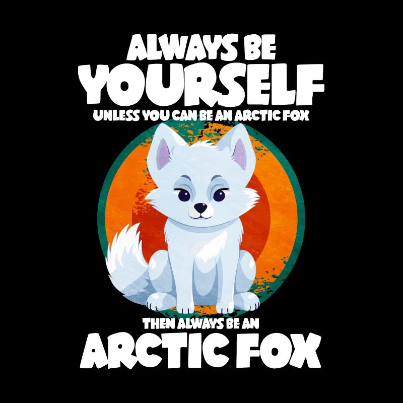 Cute arctic fox gift