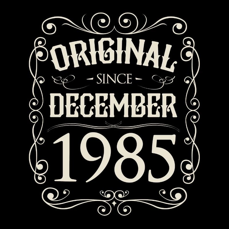 Vintage - Original since Dezember 1985 Geburtstag