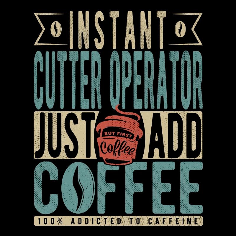 L’opérateur de coupeur instantané ajoute simplement du café
