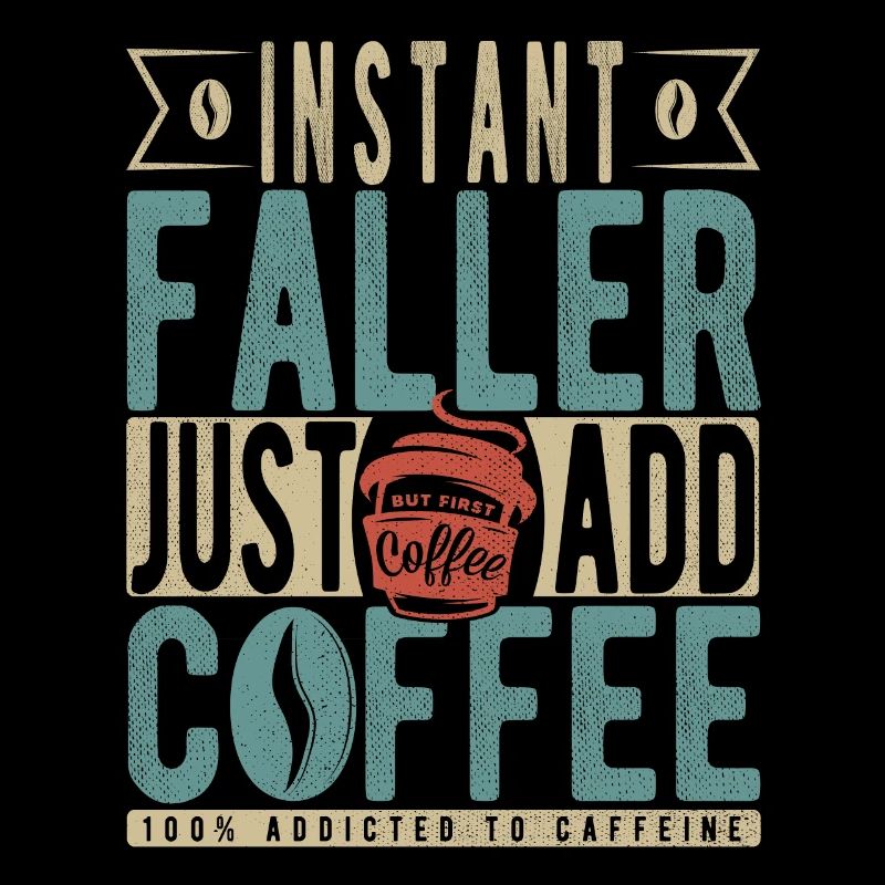 Instant Faller Einfach Kaffee hinzufügen