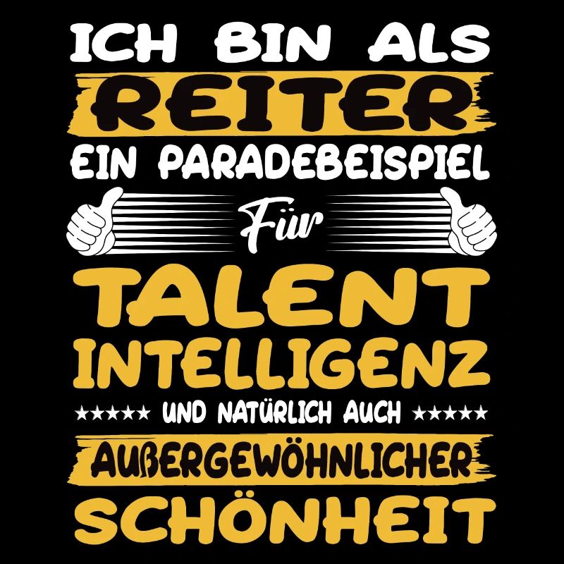 Reiter ein Paradebeispiel Reiten