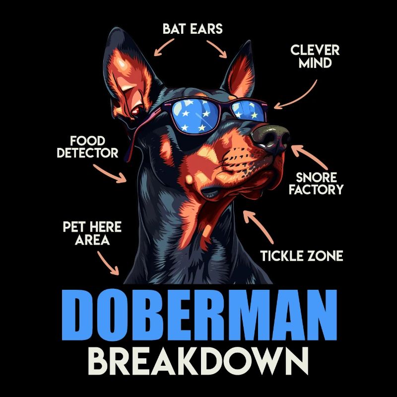 DOBERMAN BREAKDOWN Doberman Propriétaire Drôle