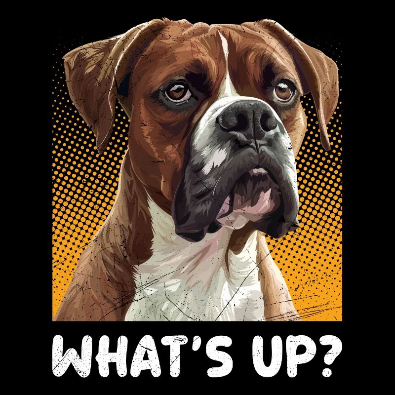 Deutscher Boxer GUCKST DU? Hundebesitzer Boxer