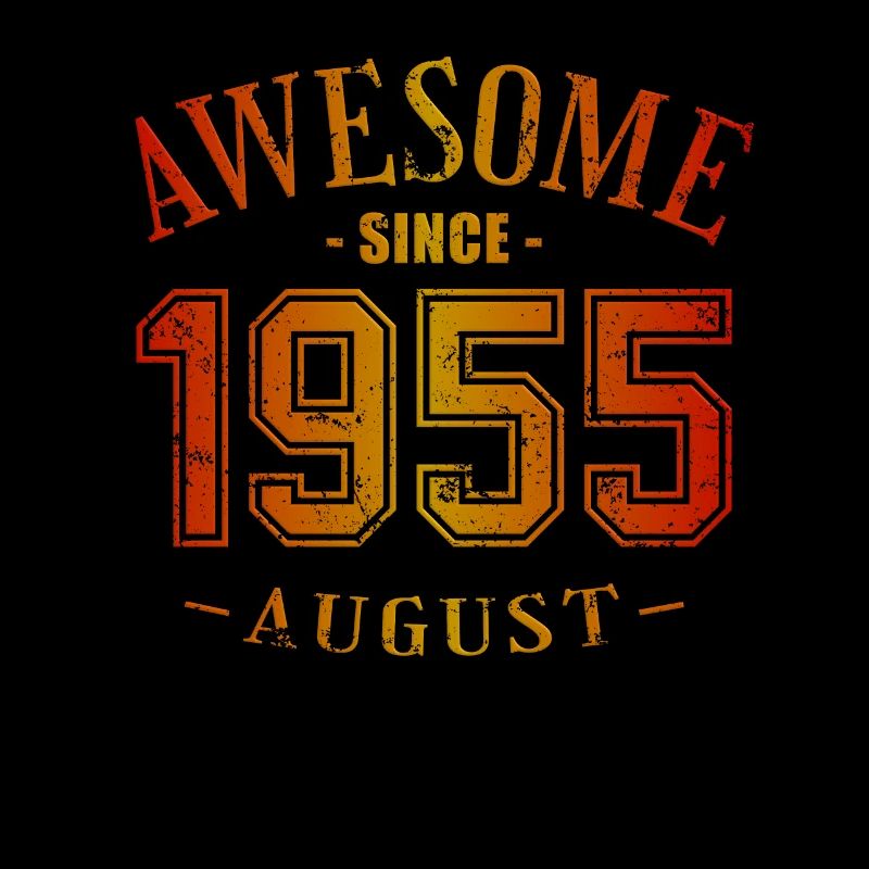August 1955 - Geburtstag im August Awesome