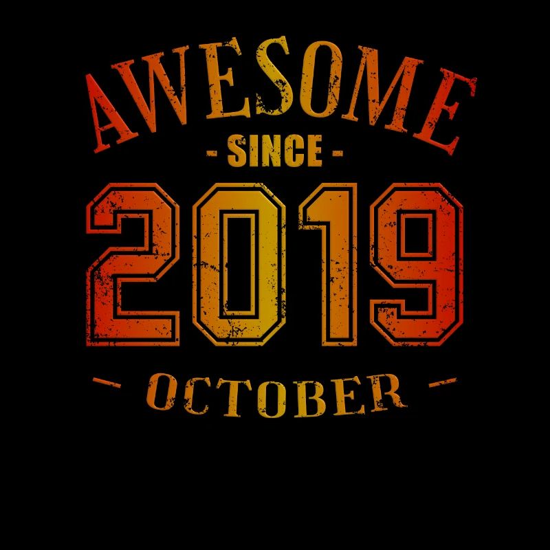 October 2019 - Birthday in October Awesome
