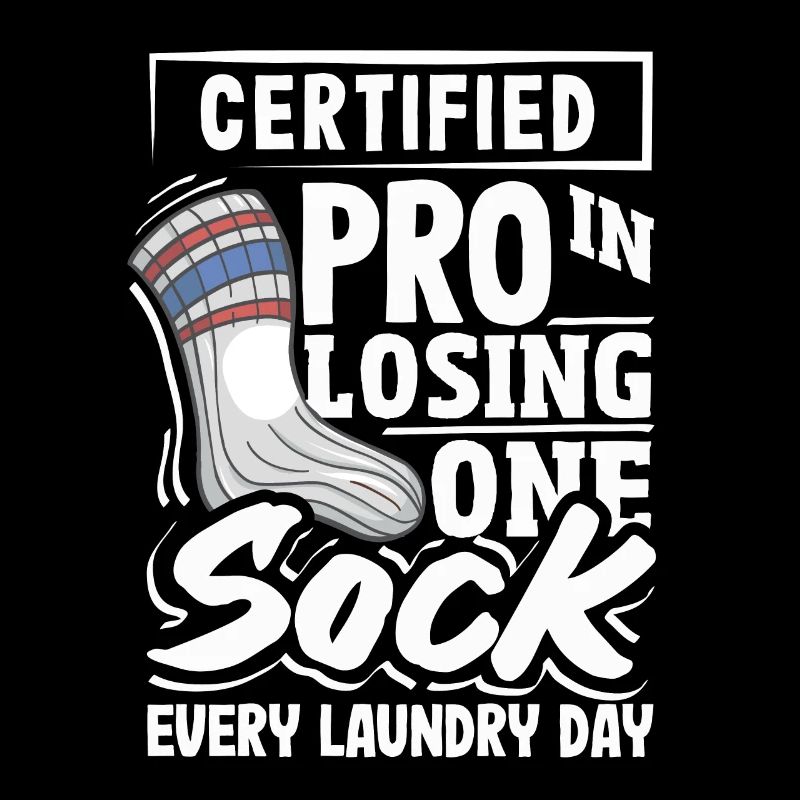 Certified Pro in Losing One Sock Every Laundry