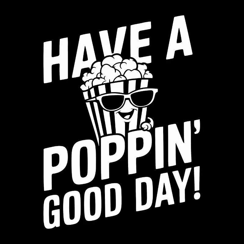 Dicton de pop-corn amusant, pop-corn en rafale