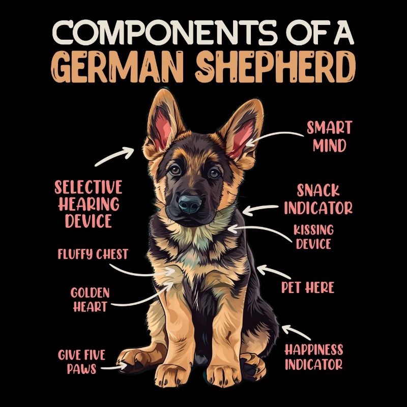 German Shepherd Owner COMPONENTS OF GERMAN SHEPHERD