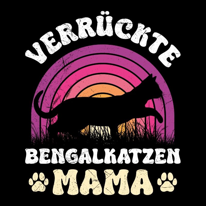 Chat du Bengale CRAZY BENGAL CATS MOM Drôle