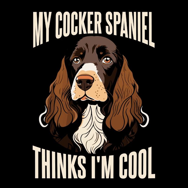 Mein Cocker Spaniel findet mich cool