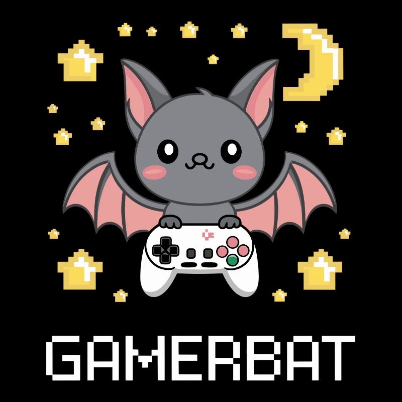 Cute Gaming Bat Gamebat for Bat Lovers