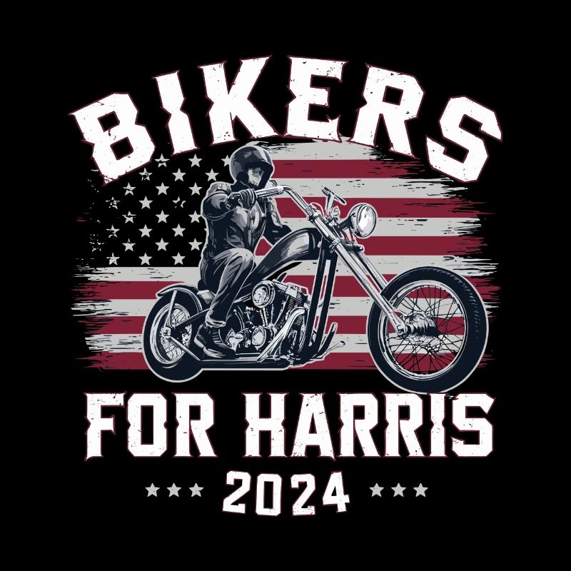 Motards pour Harris Kamala 2024
