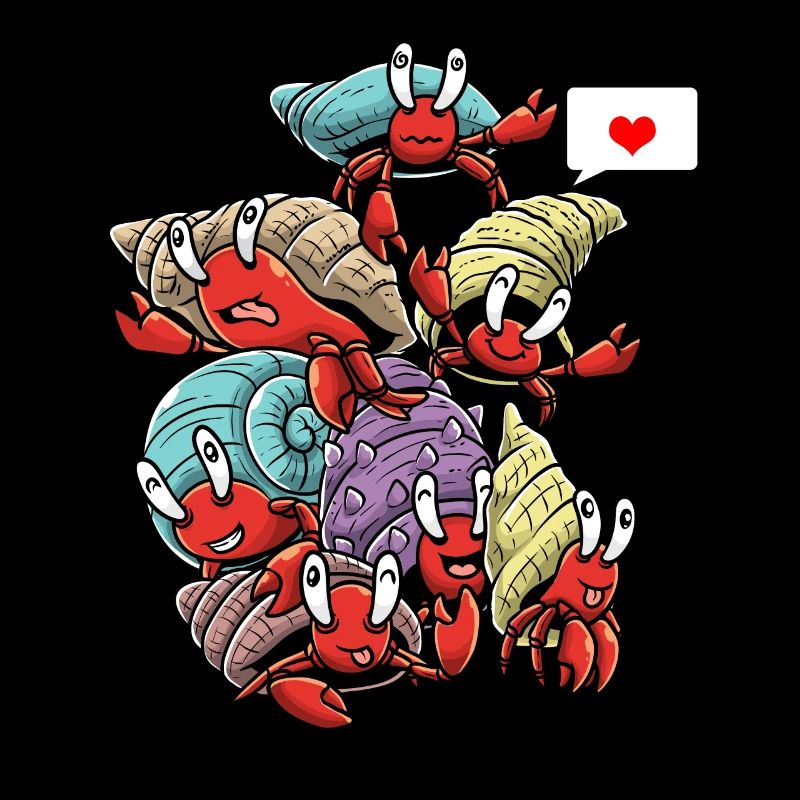 Funny Hermit Crab