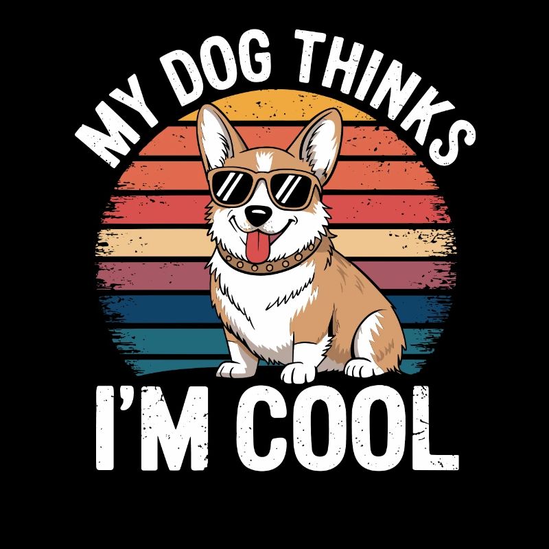 Corgi Mein Hund Denkt Das Ich Cool Bin