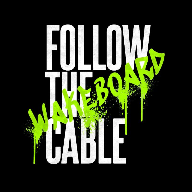 Graffiti Style - Follow the Cable Wakeboard Design
