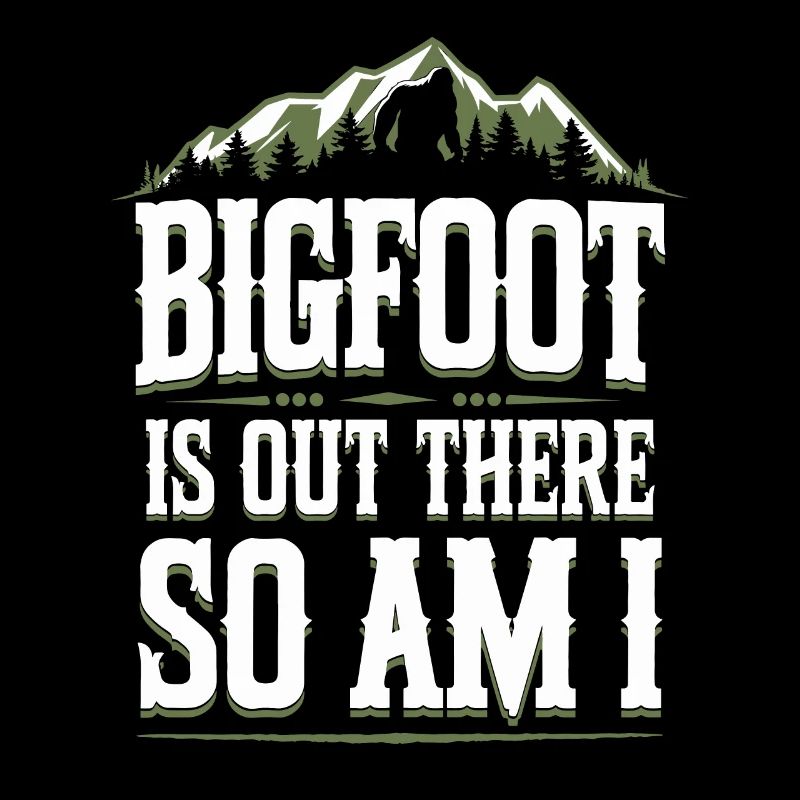 Bigfoot croyant Sasquatch Cryptide Créature de la forêt