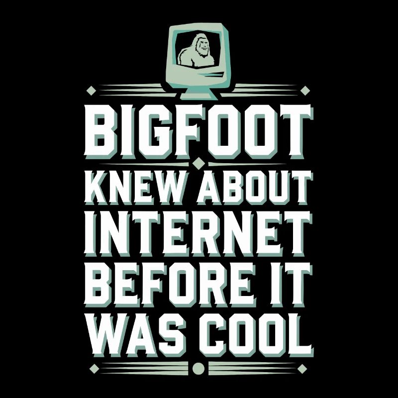 Bigfoot croyant Sasquatch Cryptide Créature de la forêt